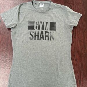 Gymshark Gray Fitted Short Sleeve Tee